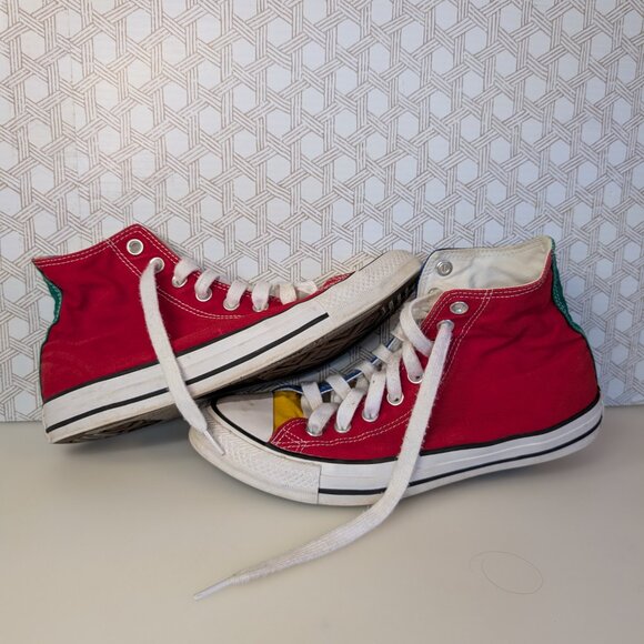 Converse Chuck Taylor All Star High Top Sneakers Multicolor Men 7.5 Women 9.5 - Picture 6 of 12